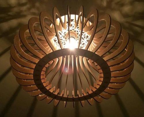 激光切割加工金（jīn）屬燈飾